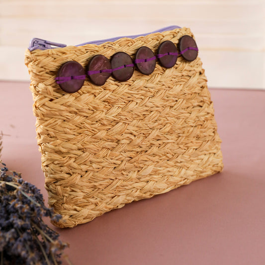 raffia yarn summer natural style purse clutch hot to small evening out weaving plaiting art self paced tutorials pattern blueprint fiber fibre art chic mothers day craft birthday gift maker sustainable fashion video pdf pattern crochet weave diy